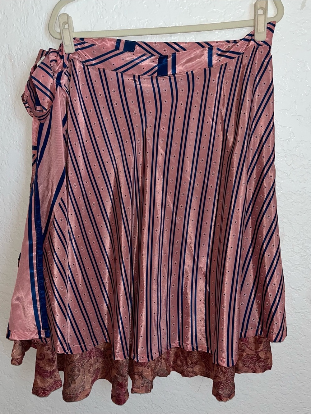 Vintage just cruising wrap Boho tie skirt swim cover-up women’s large XL